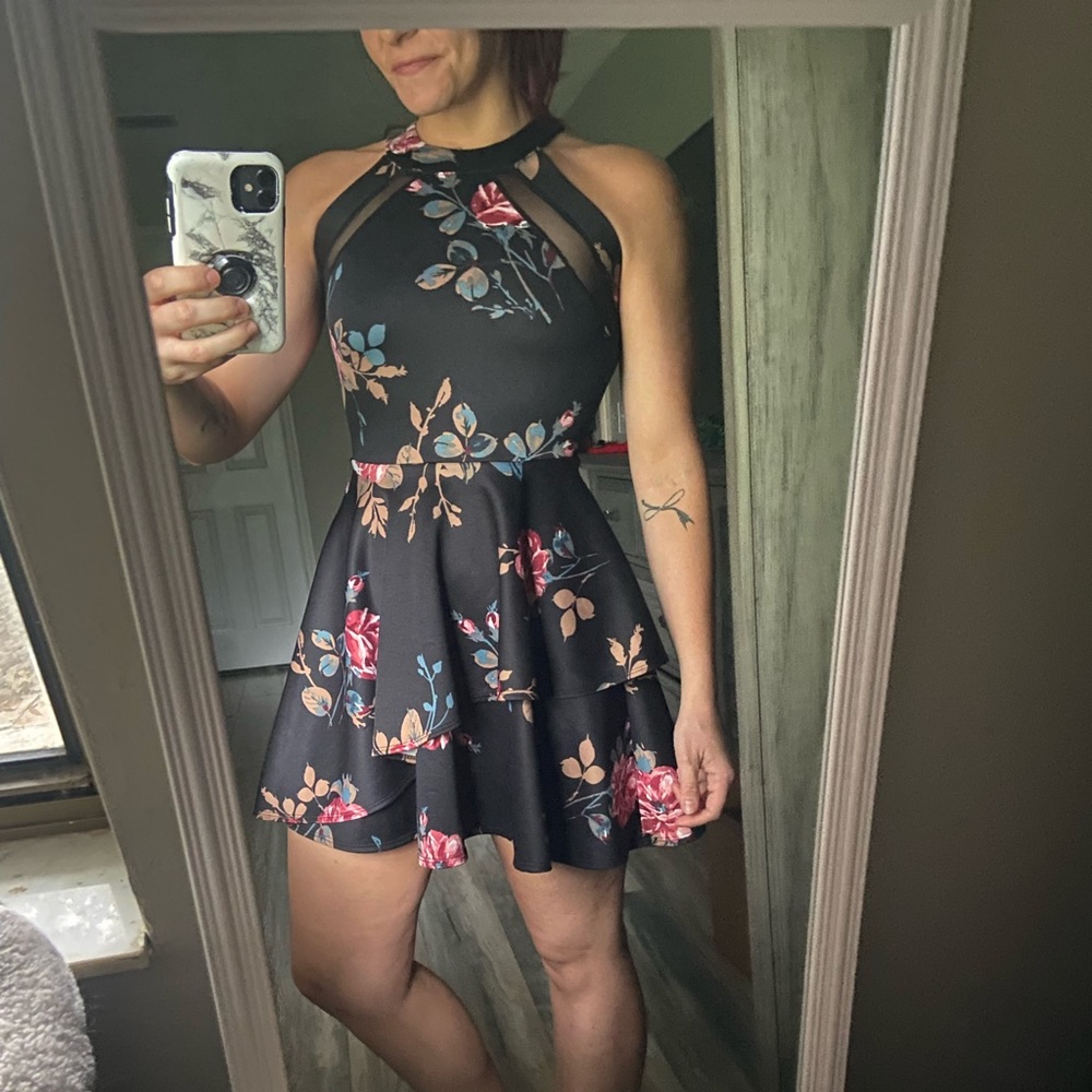 Size S semi-formal floral dress